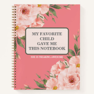 MIJN FAVORIETE KIND GAF ME DIT NOTITIEBOEK Customi