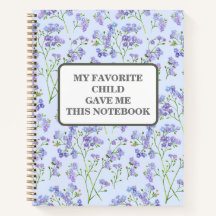 MIJN FAVORIETE KIND GAF ME DIT NOTITIEBOEK customi