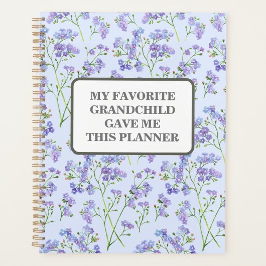 MIJN FAVORIETE KLEINKIND GAF ME DEZE PLANNER (Voorkant)