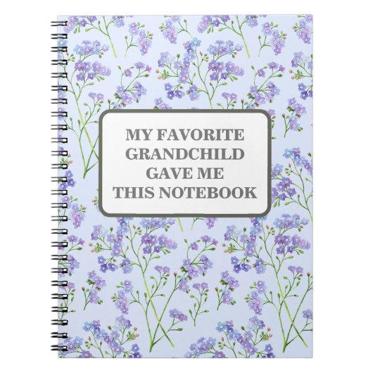 MIJN FAVORIETE KLEINKIND GAF ME DIT NOTITIEBOEK (Voorkant)