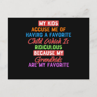 Mijn favoriete kleinkinderen briefkaart