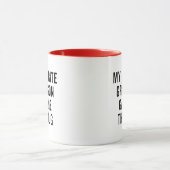 Mijn favoriete kleinzoon gaf me deze Mok grappig (Midden)