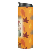 Mijn favoriete kleur is Autumn gepersonaliseerd si Thermosbeker (Geroteerd rechts)