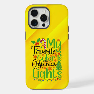 Mijn favoriete kleur is Christmas Lights-55667 iPhone 15 Pro Max Case