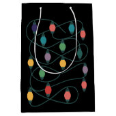 Mijn favoriete kleur is kerstlampjes grappige Paja Medium Cadeauzakje (Voorkant)