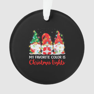 Mijn favoriete kleur is kerstlicht gom ornament