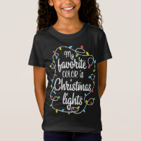 Mijn favoriete kleur is Kerstmis Lichten Xmas
