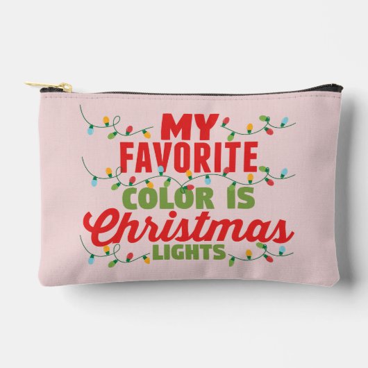 Mijn favoriete kleur is kerstverlichting etui (Voorkant)