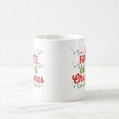 Mijn favoriete kleur is kerstverlichting koffiemok (Center)