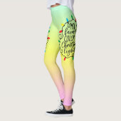 Mijn favoriete kleur is kerstverlichting leggings (Links)