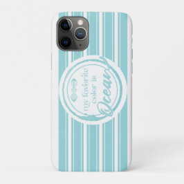 Mijn favoriete kleur is Oceaan Badhanddoek Case-Mate iPhone Case