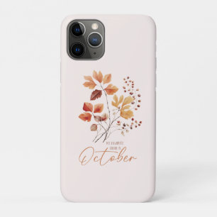Mijn favoriete kleur is oktober - Autumn Leaves & Case-Mate iPhone Case