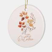 Mijn favoriete kleur is oktober - Autumn Leaves &  Keramisch Ornament (Links)
