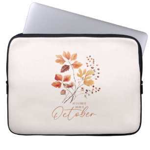 Mijn favoriete kleur is oktober - Autumn Leaves &  Laptop Sleeve