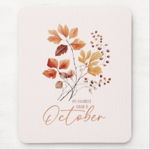 Mijn favoriete kleur is oktober - Autumn Leaves & Muismat