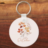 Mijn favoriete kleur is oktober - Autumn Leaves &  Sleutelhanger (Voorkant)