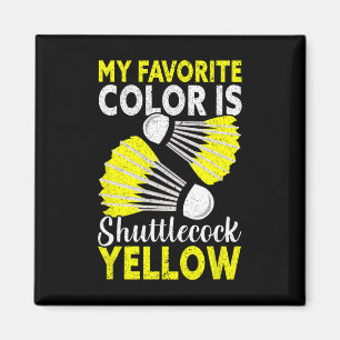 Mijn favoriete kleur is Shuttle Yellow Funny Dmint Magneet