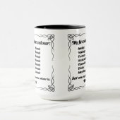 Mijn favoriete kleur is zwarte Mok (Midden)