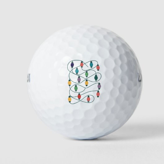 Mijn favoriete kleur zijn kerstlichtjes grappige p golfballen (Voorkant)