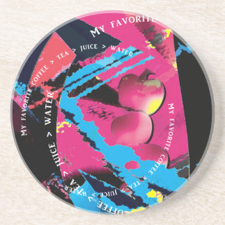 MIJN FAVORIETE KOFFIE > TEA > JUICE > WATER ZANDSTEEN ONDERZETTER