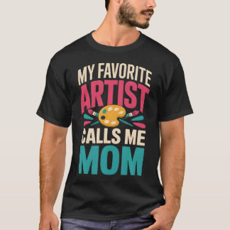 Mijn favoriete kunstenaar belt me t-shirt