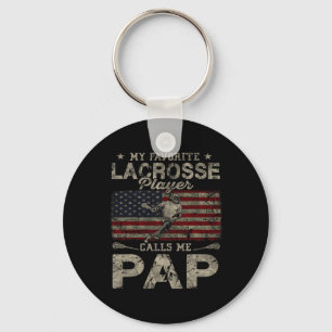Mijn favoriete Lacrosse-speler noemt me Pap Father Sleutelhanger