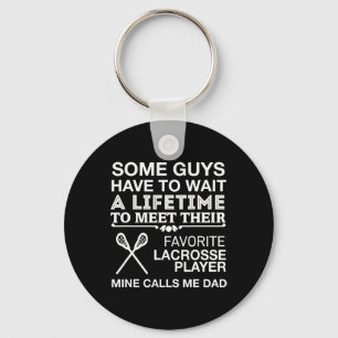 Mijn favoriete Lacrosse speler noemt me papa trots Sleutelhanger