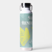 Mijn favoriete leraar Gele vlinders Waterfles (Voorkant)