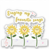Mijn favoriete liedjes op vinyl Sticker (Voorkant)