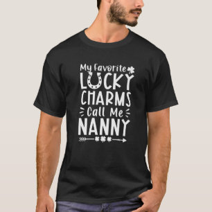 Mijn favoriete Lucky Charms noemen me nonna St. Pa T-shirt