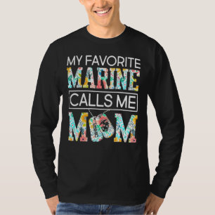 Mijn favoriete marinier noemt me mam Best Happy Mo T-shirt