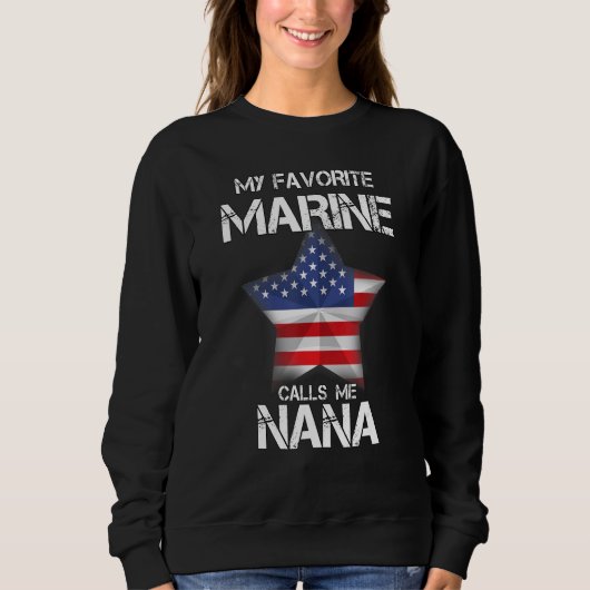 Mijn favoriete marinier noemt me Nana Veteran Day Trui (Voorkant)