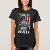 Mijn favoriete marinier noemt me papa Vaderdag Mar T-shirt (Voorkant)