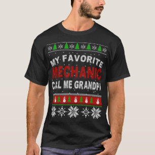 Mijn favoriete Mechanic noemen me opa, beste fitne T-shirt