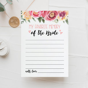 Mijn favoriete memory Vrijgezellenfeest of Hen Par Kaart