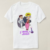 Mijn favoriete mensen dromen van Jeannie Cool Grap T-shirt (Design voorkant)