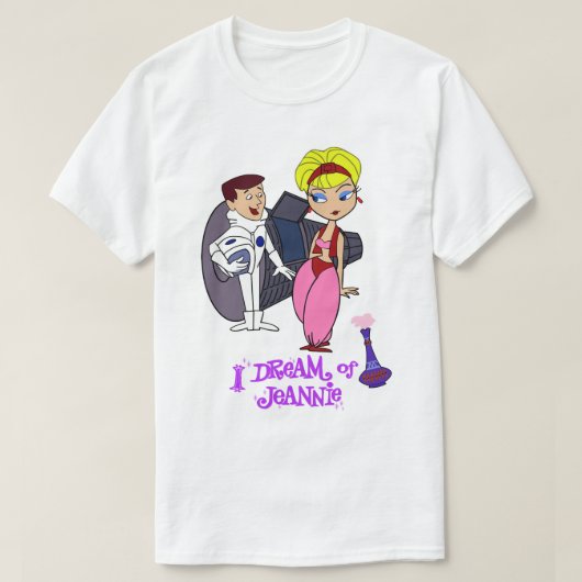 Mijn favoriete mensen dromen van Jeannie Cool Grap T-shirt (Design voorkant)