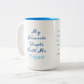 Mijn favoriete mensen noemen me... aangepaste Mok (Voorkant links)