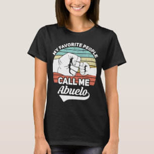 Mijn favoriete mensen noemen me Abuelo Mexicaanse  T-shirt