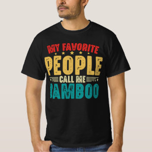Mijn favoriete mensen noemen me Bamboo Vaderdag T-shirt