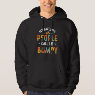 Mijn favoriete mensen noemen me Bumpy Vintage Bum Hoodie