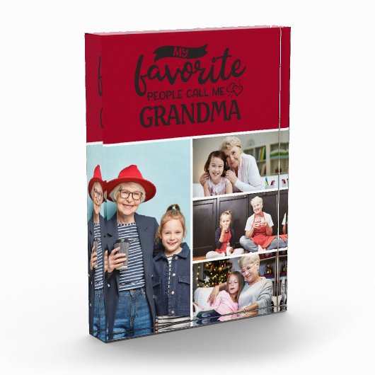 Mijn favoriete mensen noemen me| Fotocollage van 4 Fotoblokken (Links)