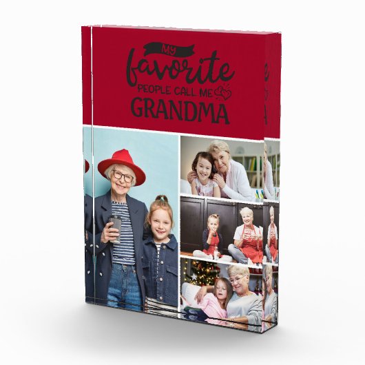 Mijn favoriete mensen noemen me| Fotocollage van 4 Fotoblokken (Rechts)