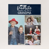 Mijn favoriete mensen noemen me| Fotocollage van 4 Legpuzzel (Verticaal)