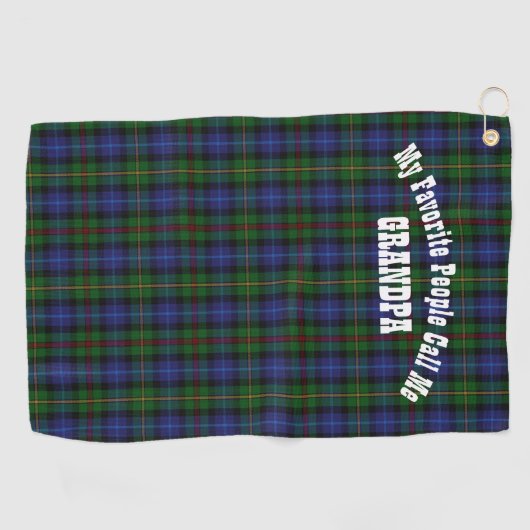 Mijn favoriete mensen noemen me GRANDPA Grandfathe Golfhanddoek (Horizontaal)