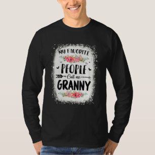 Mijn favoriete mensen noemen me Granny T-shirt Mot