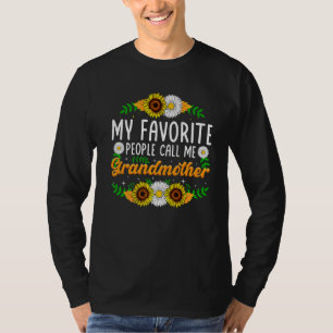 Mijn favoriete mensen noemen me grootmoeder zonneb t-shirt