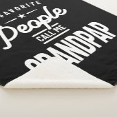 Mijn favoriete mensen noemen me grootpap sherpa deken (3/4)