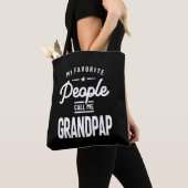 Mijn favoriete mensen noemen me grootpap tote bag (Dichtbij)
