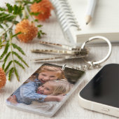 Mijn favoriete mensen noemen me? Keepaardfoto  Sleutelhanger (Voorkant Rechts)